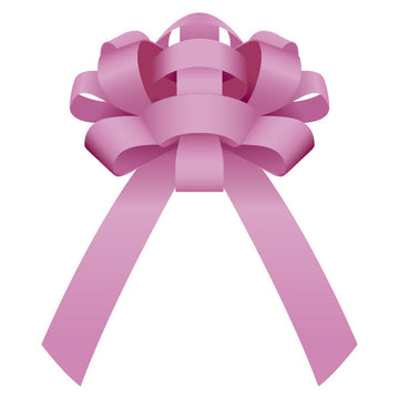 30" Shiny Vinyl Car Bow Pink w/magnet